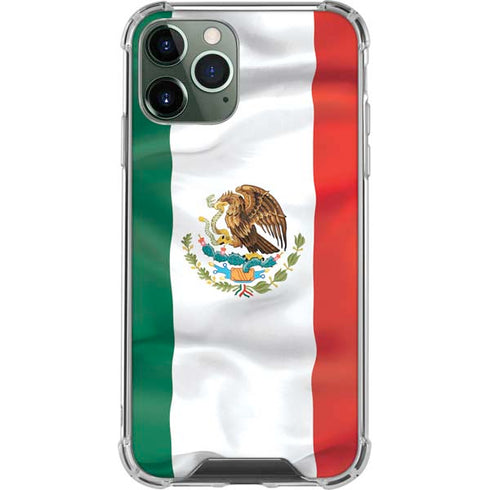 Mexico Flag iPhone 12 Pro Clear Case